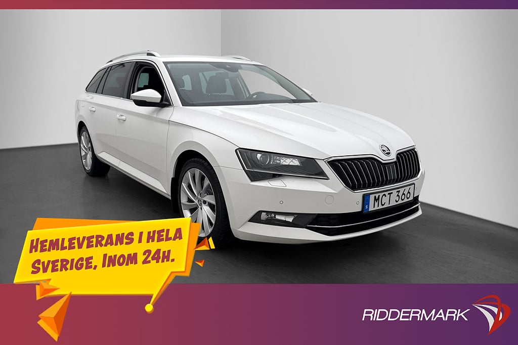 Skoda Superb Kombi 4x4 190hk Canton D-Värmare Elstol Drag