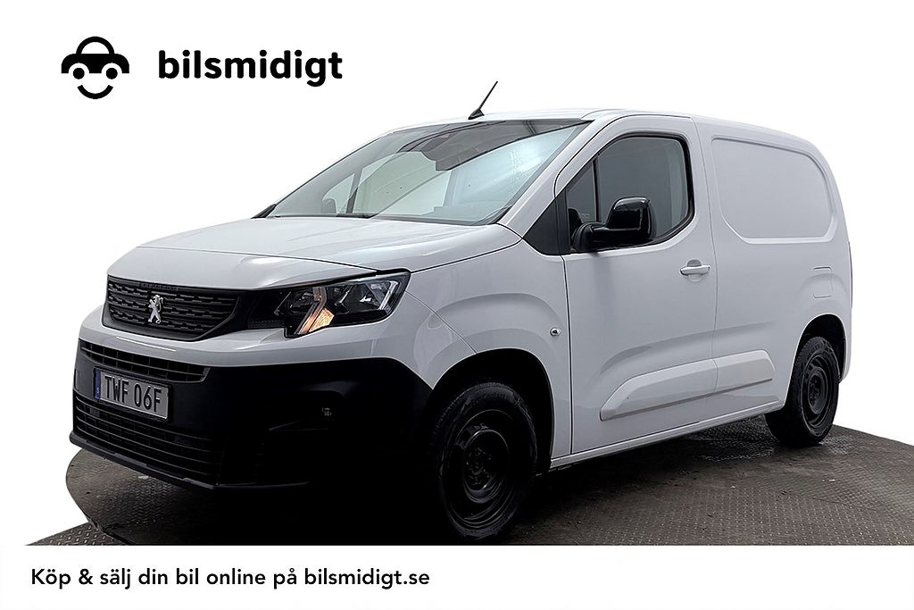 Peugeot Partner 1.5 L1 Drag 3-sits Kamera PDC Värmare 102hk