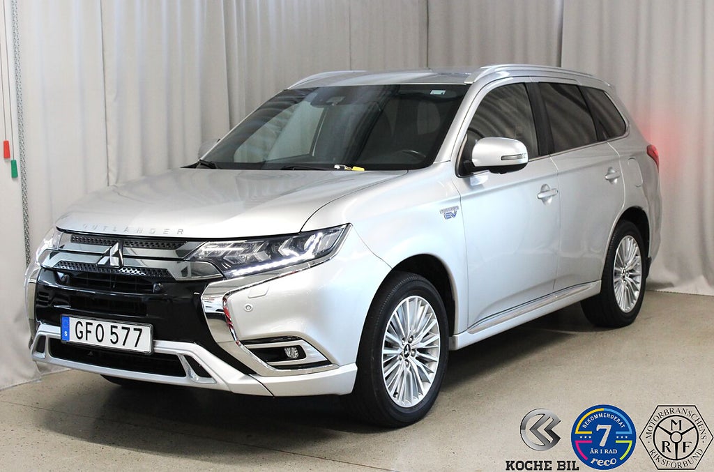 Mitsubishi Outlander PHEV CVT Business 224hK, Drag, Skinn, 360, Dolby Sound