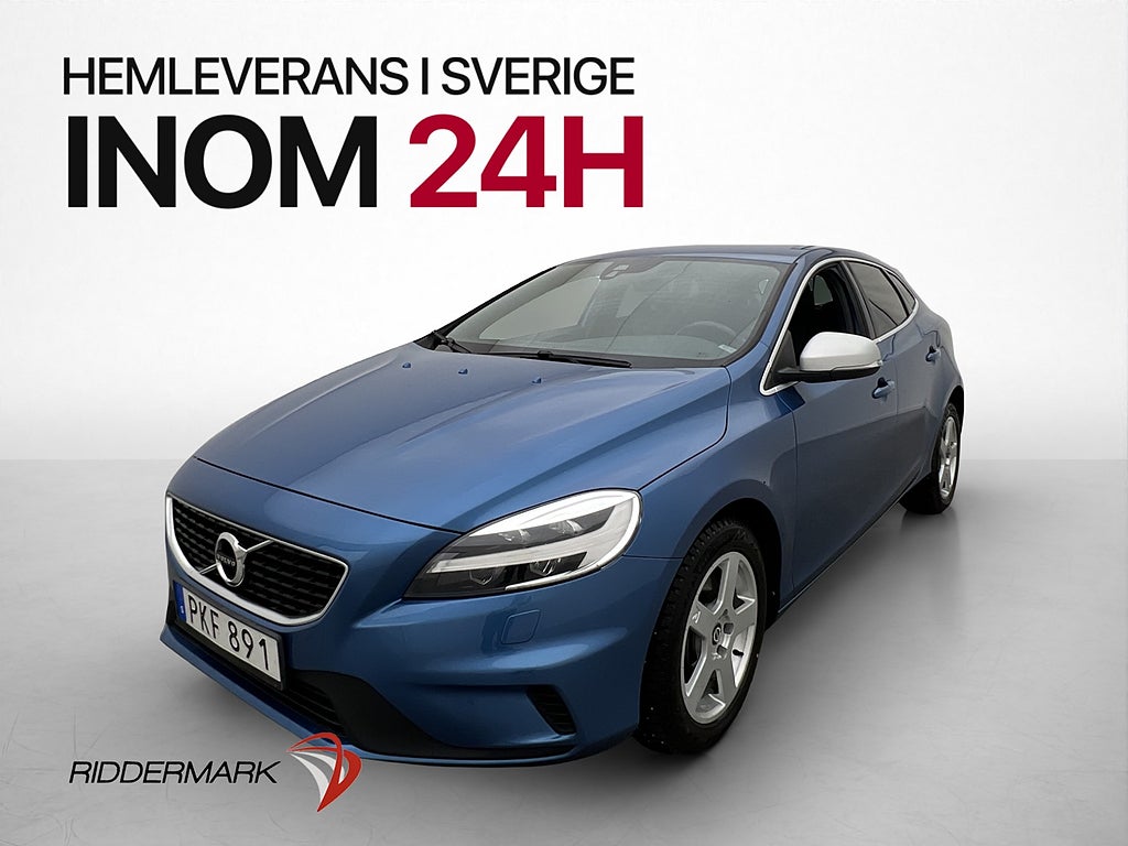 Volvo V40 T3 R-Design M/K-Värmare P-Sensorer Halvskinn