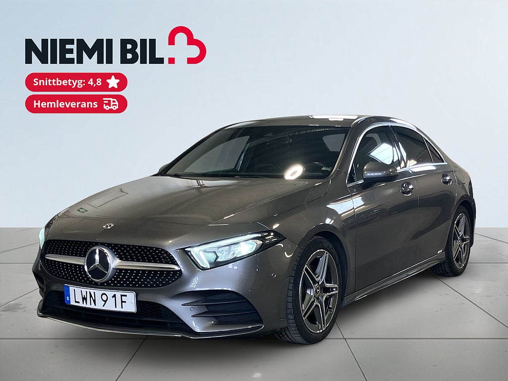 Mercedes-Benz A 180 Sedan 7G-DCT AMG Kamera Psens Navi S&V-hjul