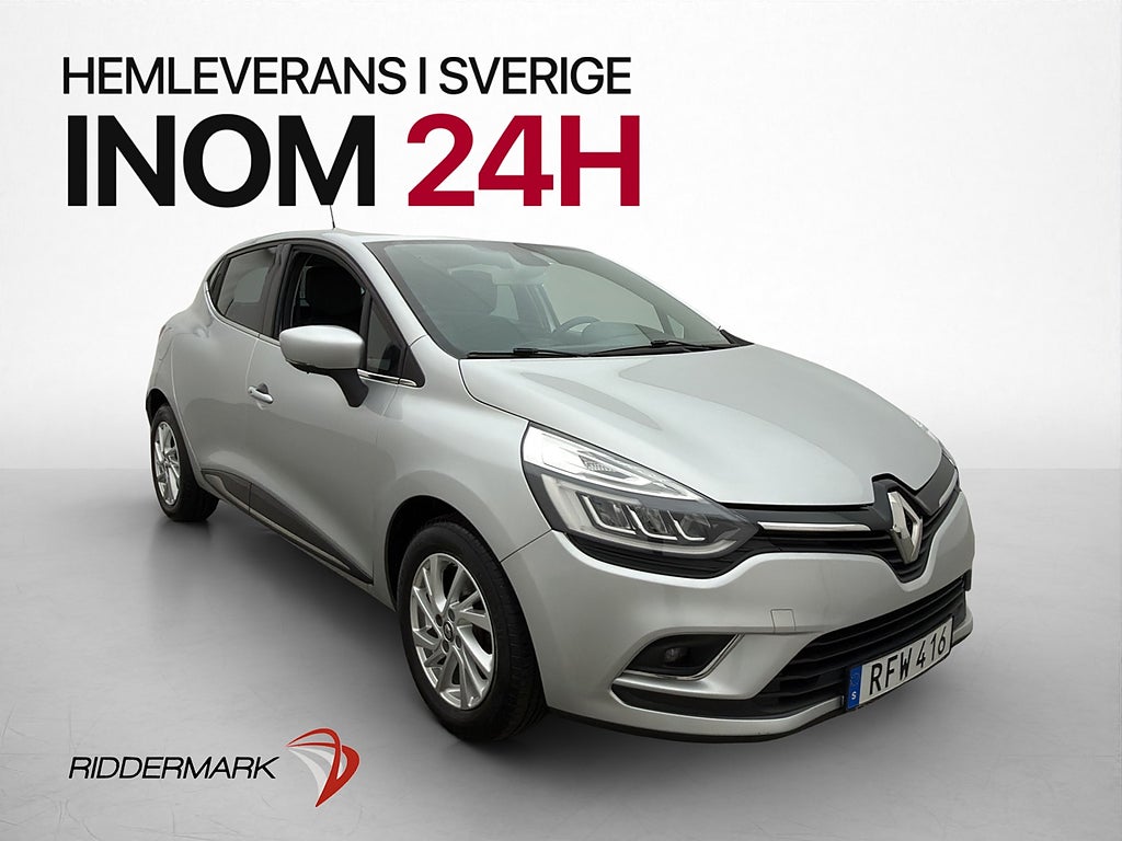 Renault Clio 0.9 TCe 90hk Intens M/K-Värmare Sensorer Navi