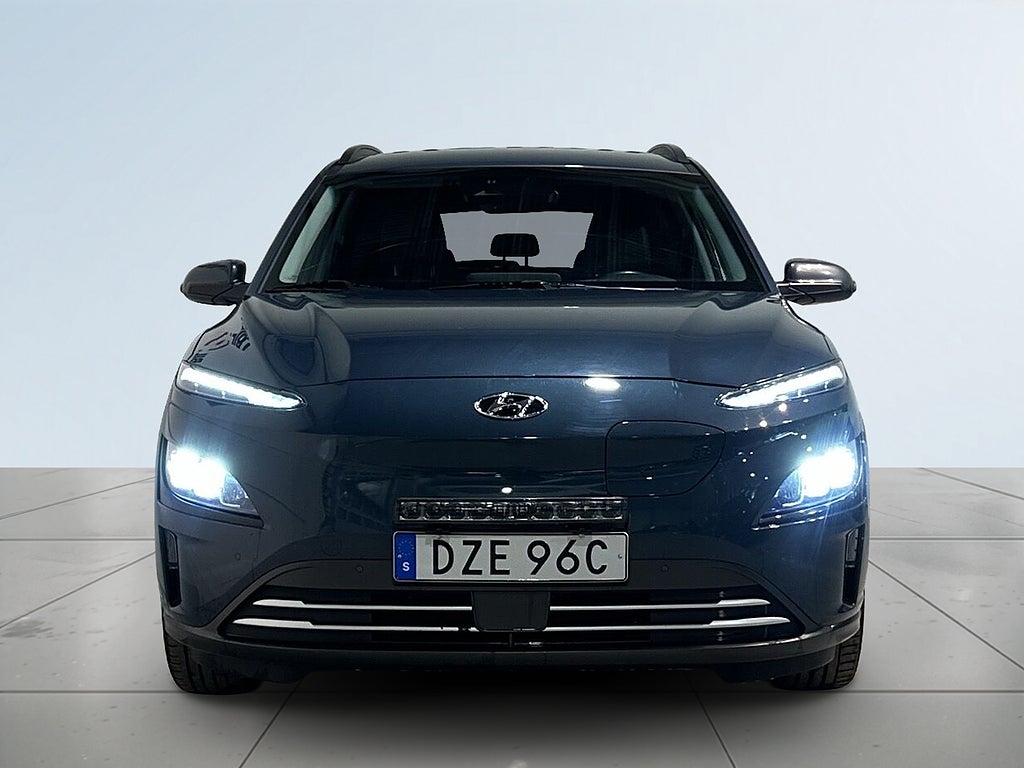 Hyundai Kona 64 kWh Kamera GPS Rattvärme Krell LED-ramp Psens SoV