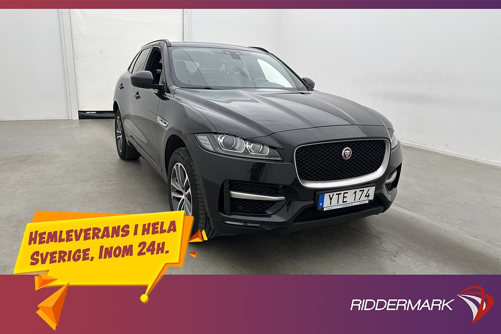 Jaguar F-Pace 25d AWD R-Sport M-Värmare Pano Kamera Skinn