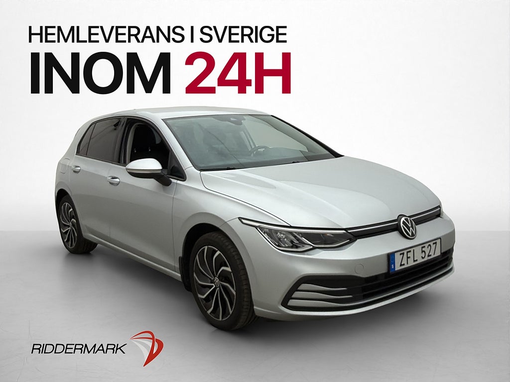 Volkswagen Golf 1.5 TSI 150hk Kamera CarPlay Drag Rattvärme