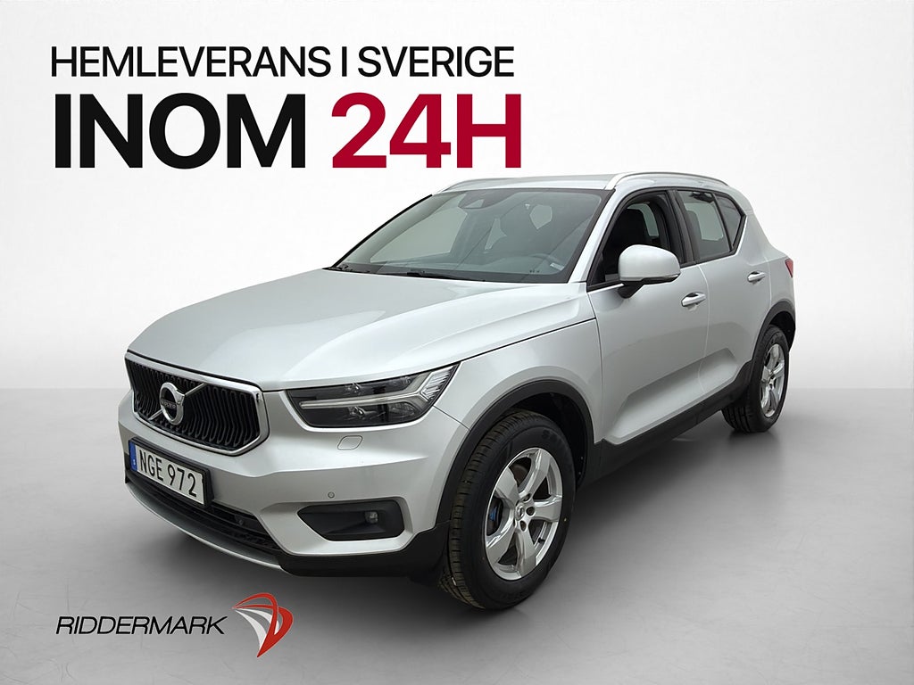 Volvo XC40 D4 AWD Momentum Läder Kamera Värm Navi Drag