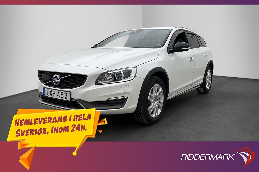 Volvo V60 Cross Country D4 Summum VOC Värm Skinn Elstol Drag