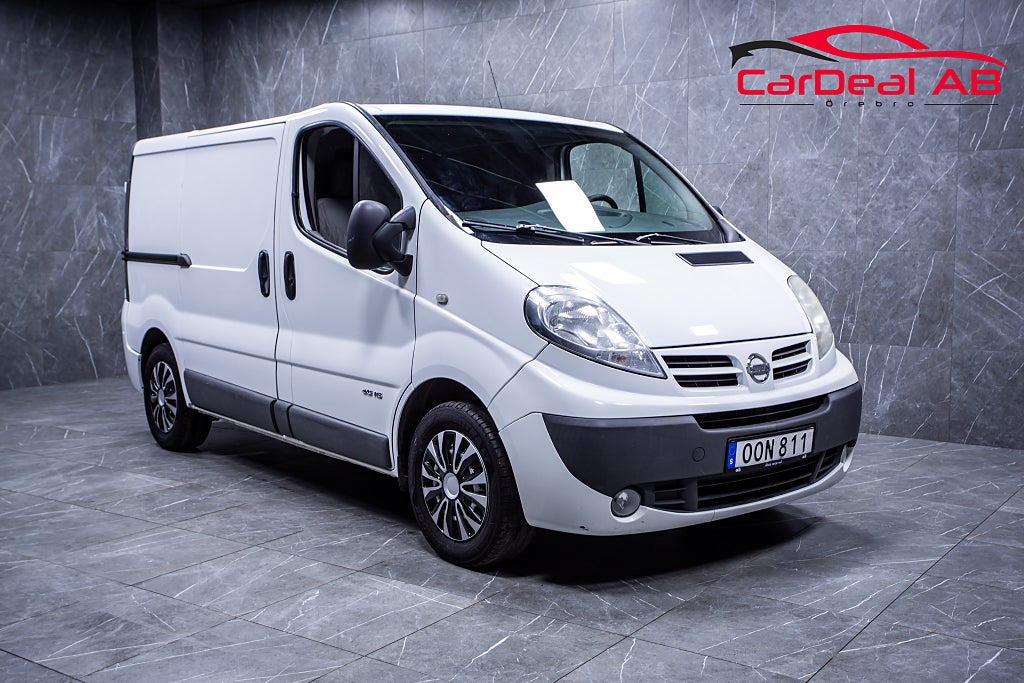 Nissan Primastar 2.9t 2.0 dCi 114hk 3-Sits Inredning Drag Värmare 