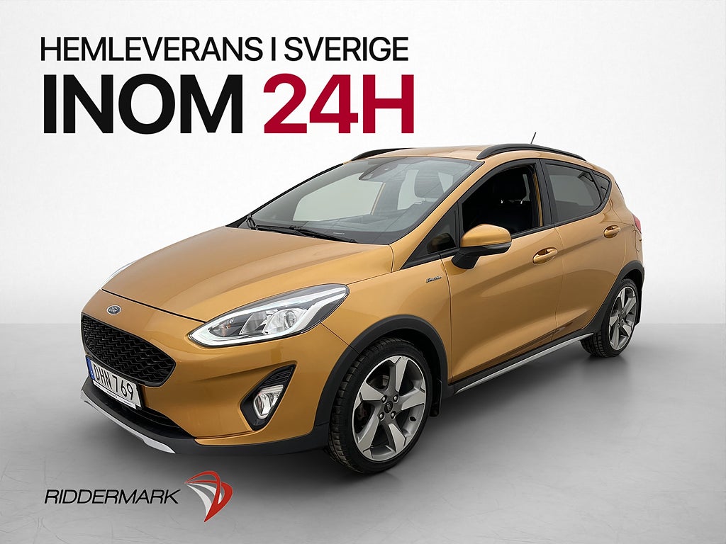 Ford Fiesta 1.0 EcoBoost 100hk Active B&O Värm Navi CarPlay