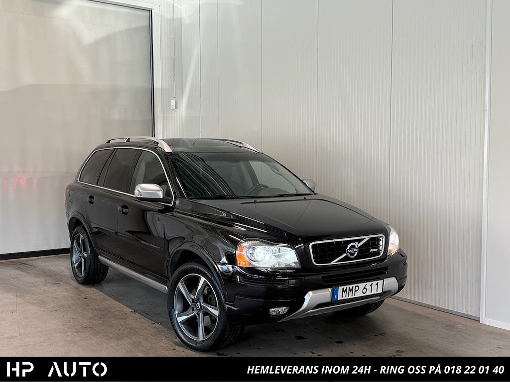 Volvo XC90 D5 AWD 200hk R-Design 7-sits Taklucka/D-värm/Drag