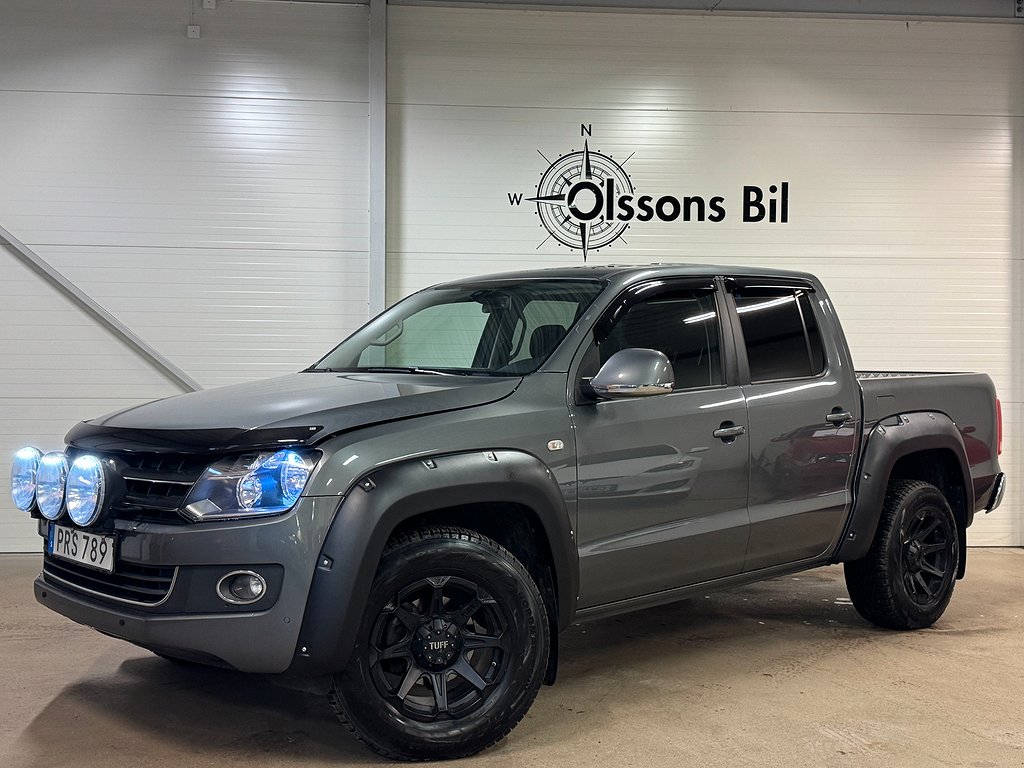 Volkswagen Amarok DoubleCab 4M Aut GPS Drag Värmare Mudders