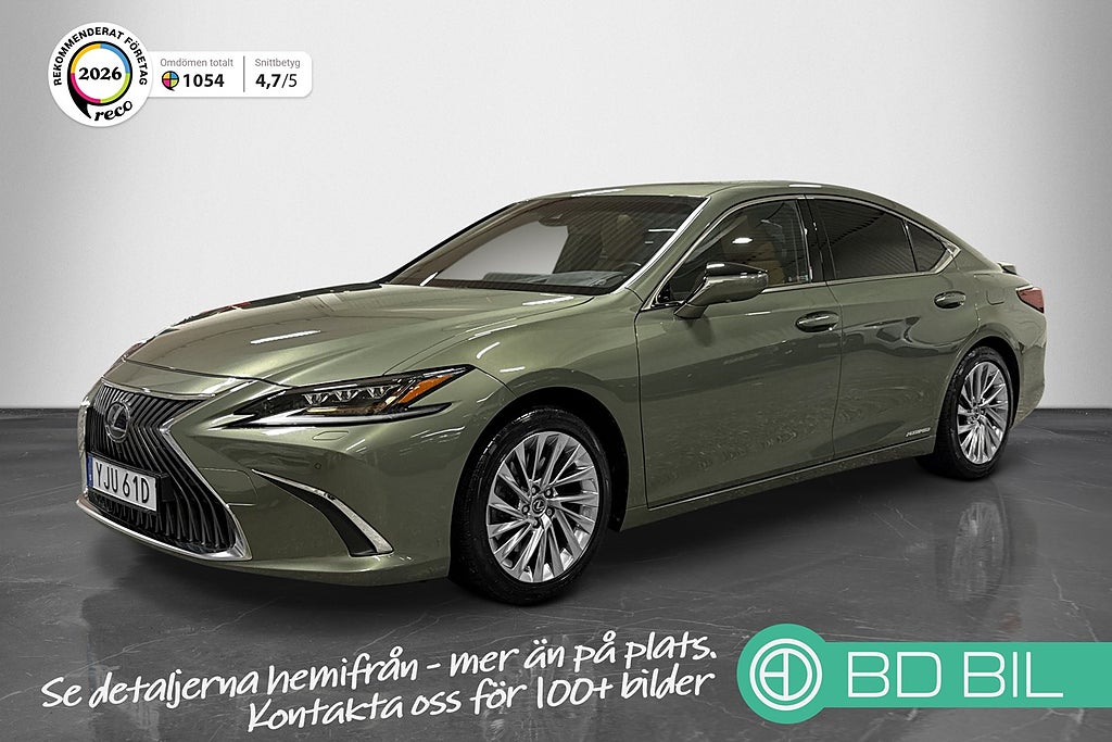 Lexus ES300h  E-CVT 218HK Luxury Taklucka Ventilerade Säten Navi HuD
