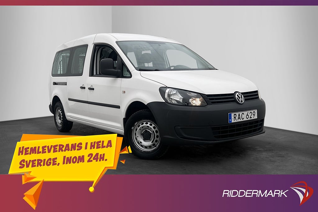 Volkswagen Caddy Maxi 1.2TSI RAMP Värmare 2xDörr Farthållare