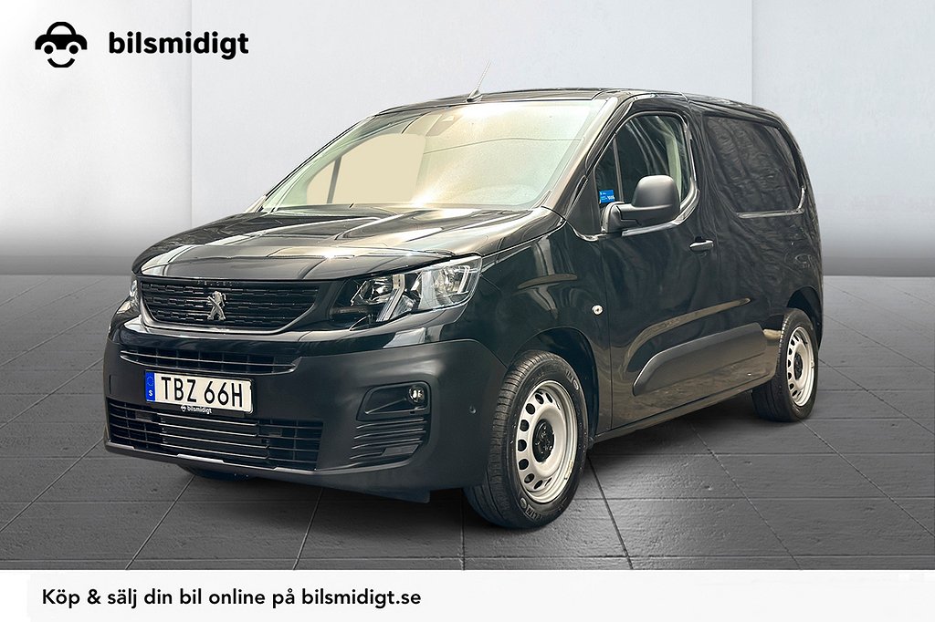 Peugeot Partner Utökad Last 1.5 3-sits V-Inredd MOMS 130hk