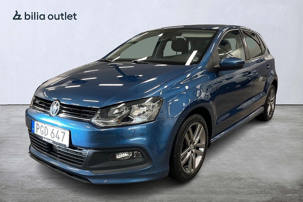 Volkswagen Polo 5-dörrar 1.2 TSI BMT R-line 90hk Backsensorer Bluetooth