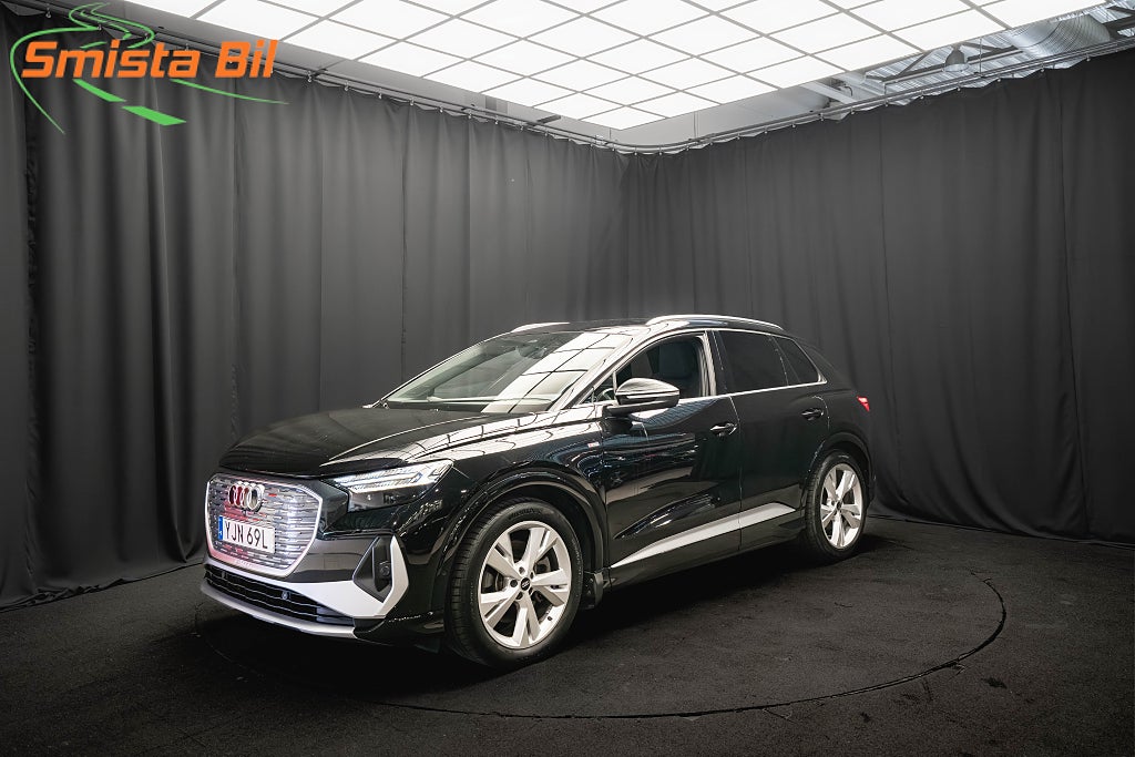 Audi Q4 E-Tron 45 QUATTRO S-LINE KAMERA HEAD-UP SONOS 1-ÄGARE MOMS