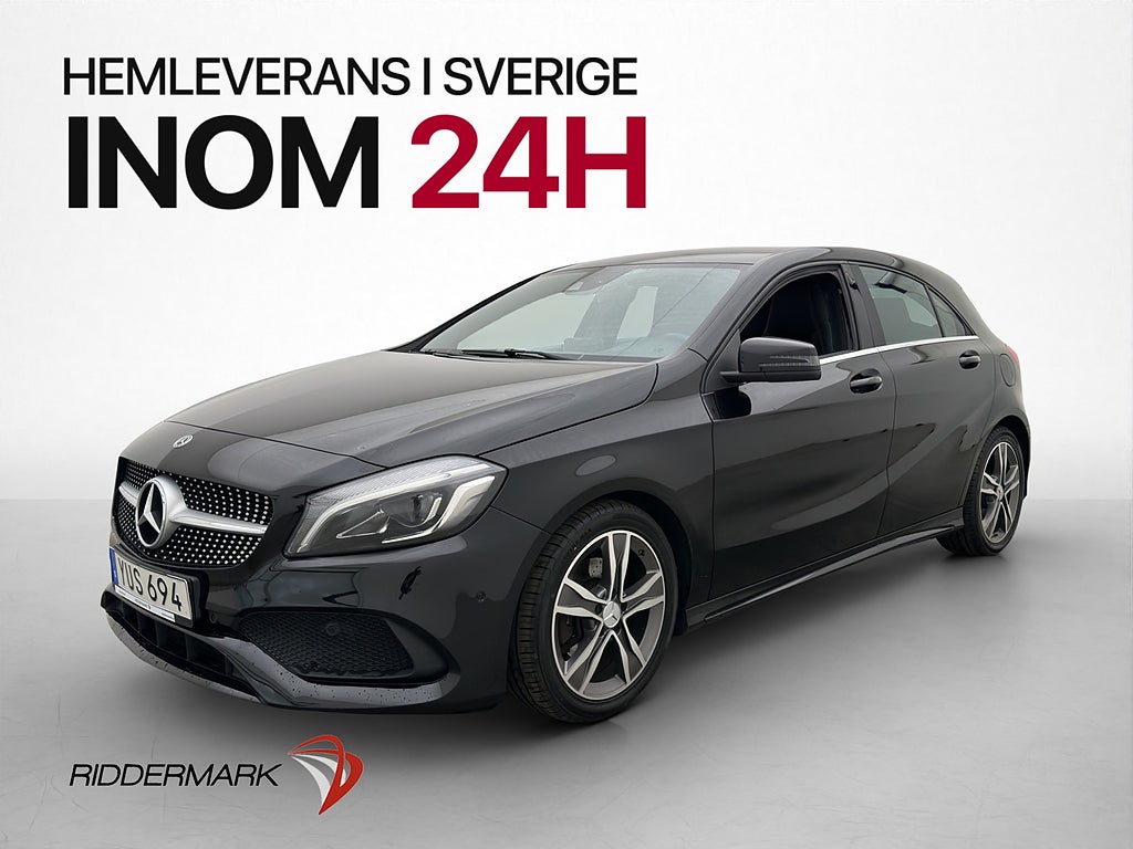 Mercedes-Benz A 180 AMG Kamera CarPlay Navi Läder Keyless