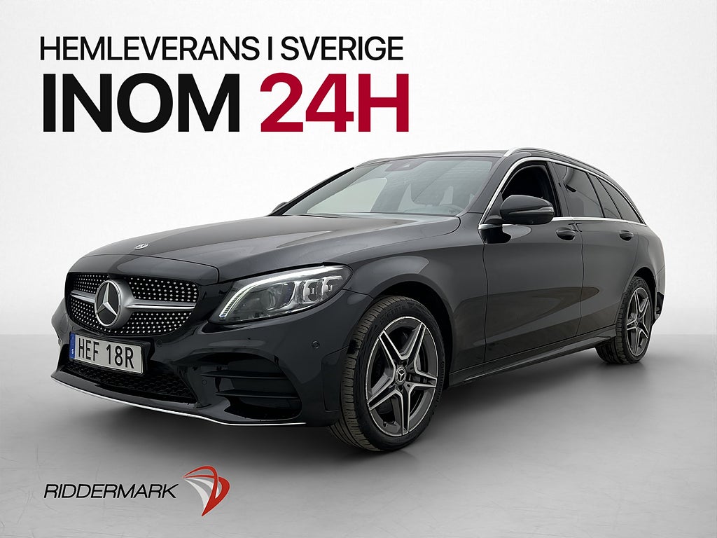 Mercedes-Benz C 300d 4M 245hk AMG Cockpit 360 Navi Värm Drag