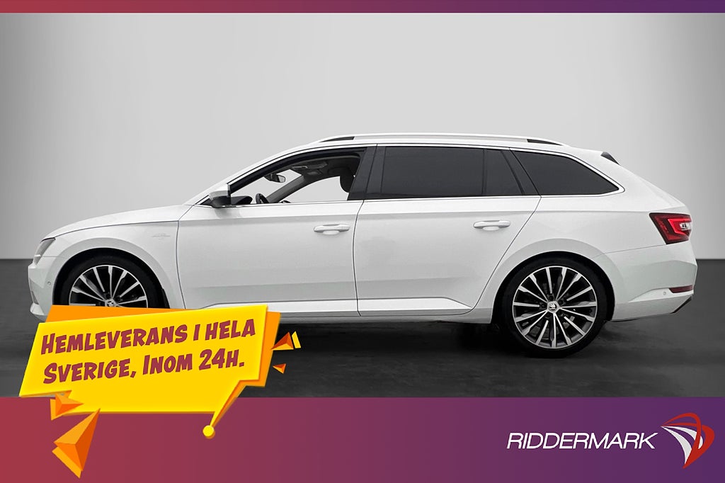 Skoda Superb 2.0 TSI 220hk L&K Värmare Canton Kamera CarPlay