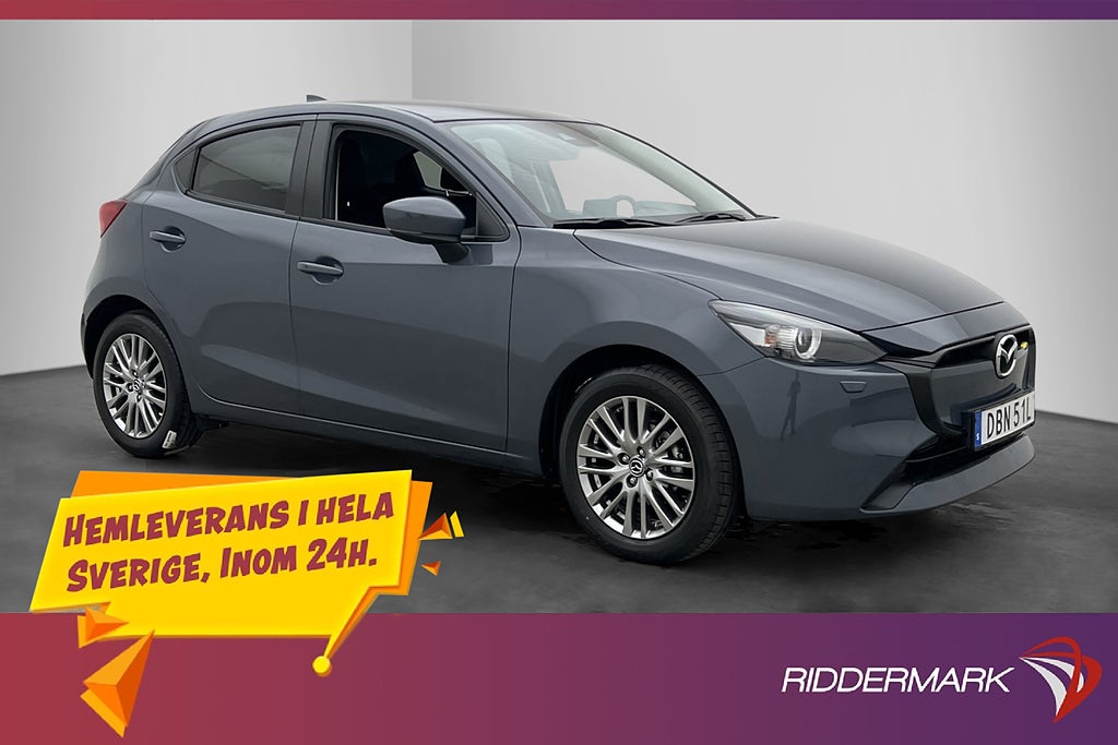 Mazda 2 1.5 SKYACTIV-G Kamera Rattvärme CarPlay 1 Brukare