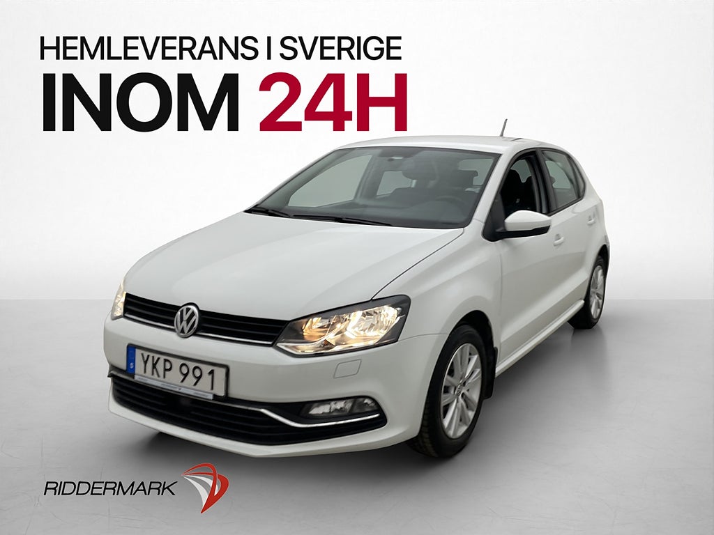 Volkswagen Polo TSI 90hk Bluetooth 2-Brukare 0.47 l/mil