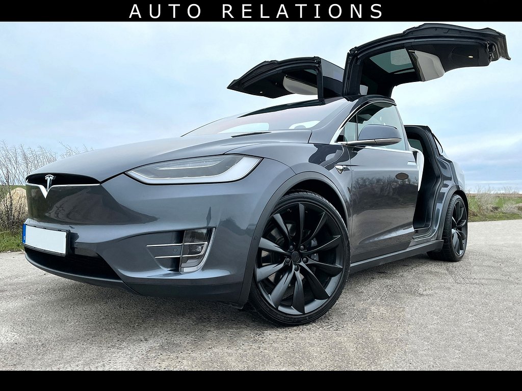 Tesla Model X 100D 525Hk Long Range FSD 5-Sits Drag FULLUTR