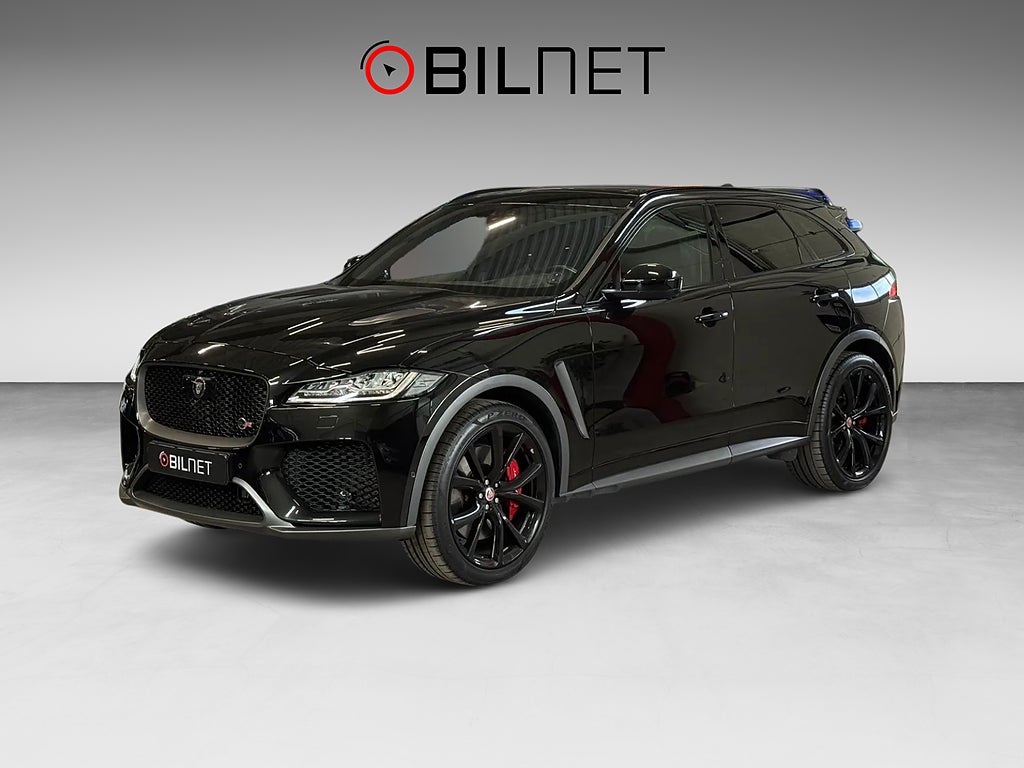 Jaguar F-Pace SVR 550hk *3,99%* Meridian Pano Sportavgas Sv-Såld