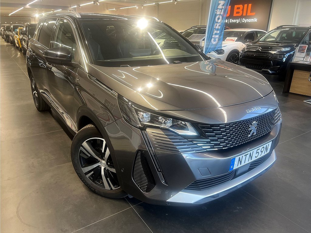 Peugeot 5008 GT 1,2 PureTech 130hk Aut - 7-SITS, BACKKAMERA