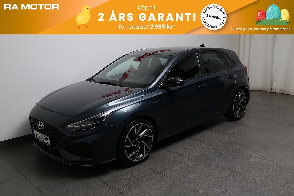 Hyundai i30 1,5 T-GDI 48V MHEV 159hk N-Line Aut Teknikpaket 2021