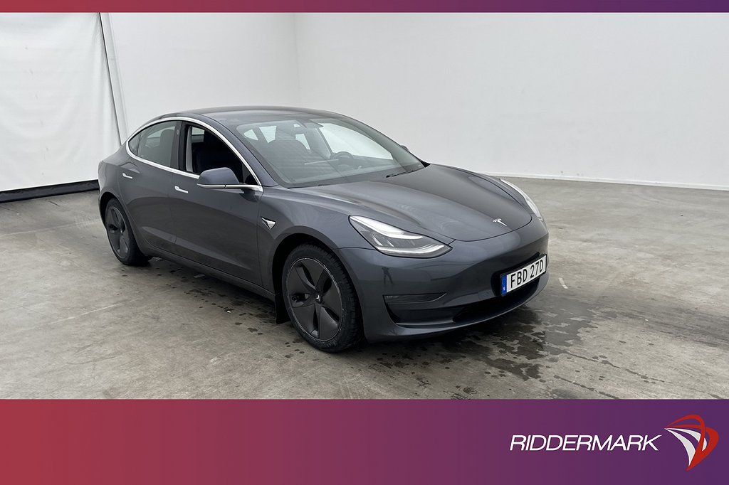 Tesla Model 3 Long Range AWD Svenksåld En-brukare AP