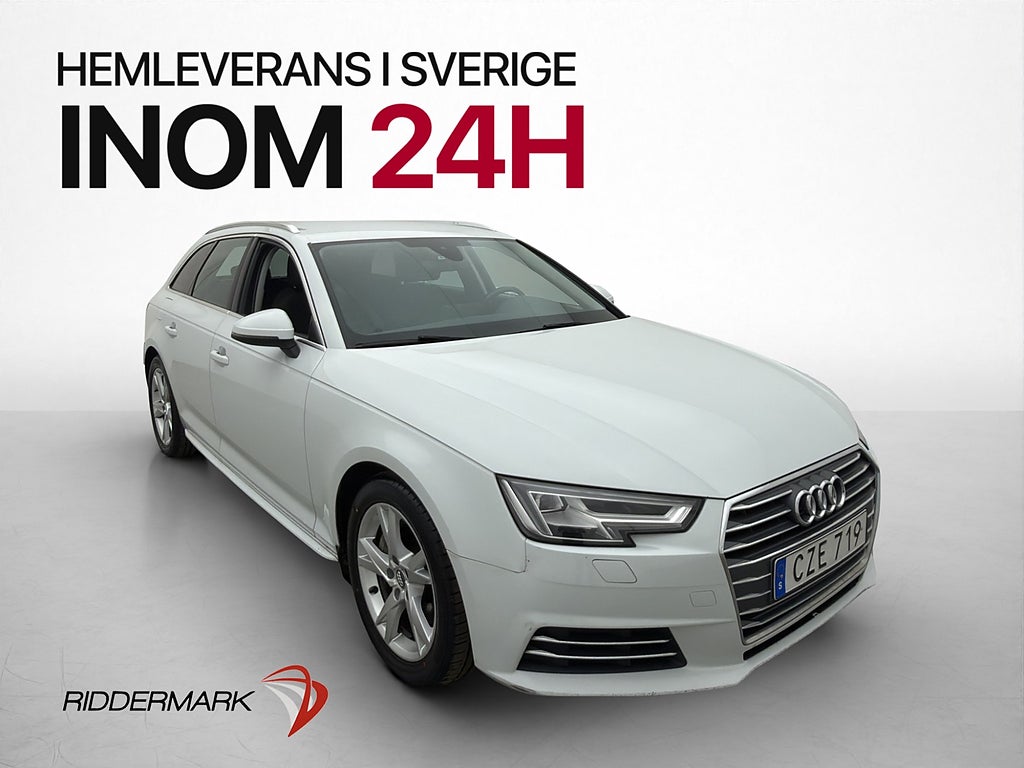 Audi A4 2.0 TDI Proline P-Sensorer Bluetooth Dragkrok