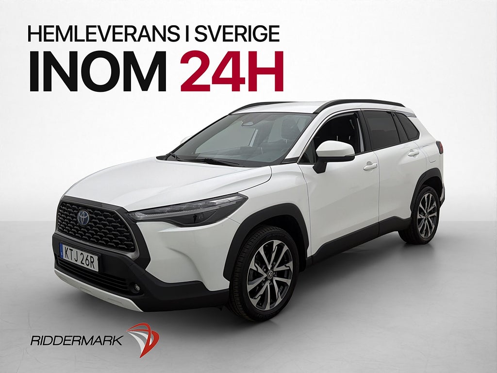 Toyota Corolla Cross Hybrid AWD 197hk Kamera Navi Rattvärme