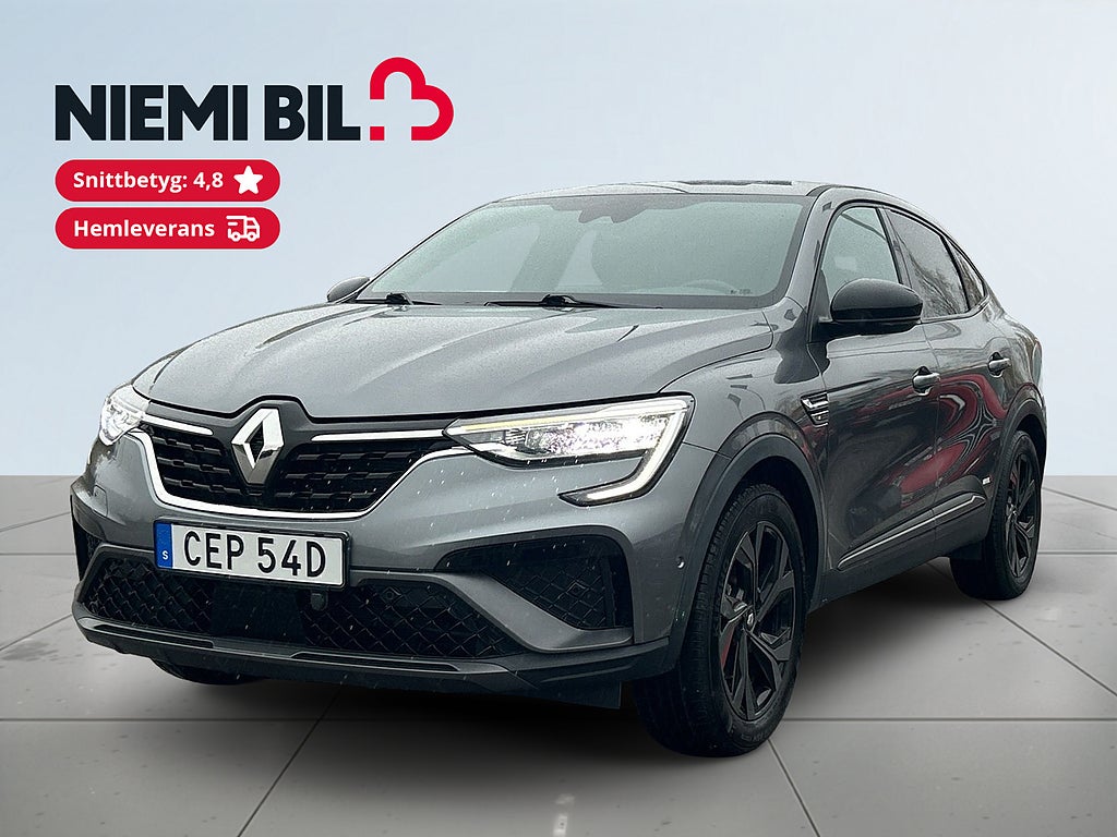 Renault Arkana E-TECH SoV-Däck/360/Navi/Elstol/MoK-Värmare/Rattvärm