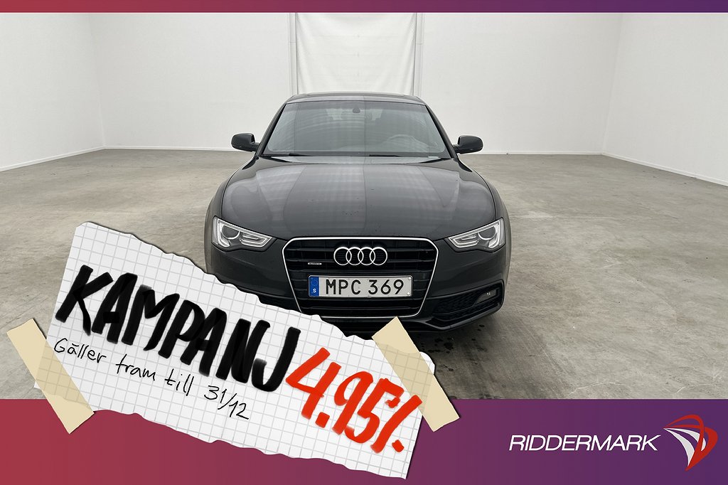 Audi A5 Sportback TDI Q 190hk Proline Sensorer 4,95% Ränta