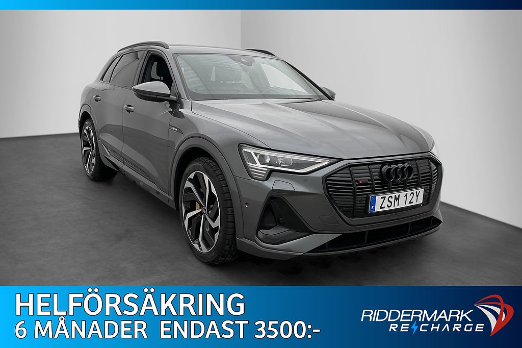 Audi E-Tron 55 Quattro S Line Värmare Luftfj B&O Pano MOMS