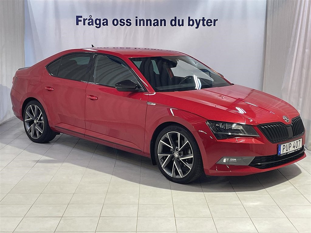 Skoda Superb 1,8 TSI 180HK DSG SPORTLINE DRAG VÄRMARE