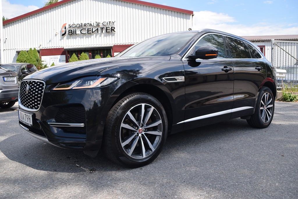 Jaguar F-Pace P250 Euro 6 Panorama 360 Kamera Skinn Moms Bil