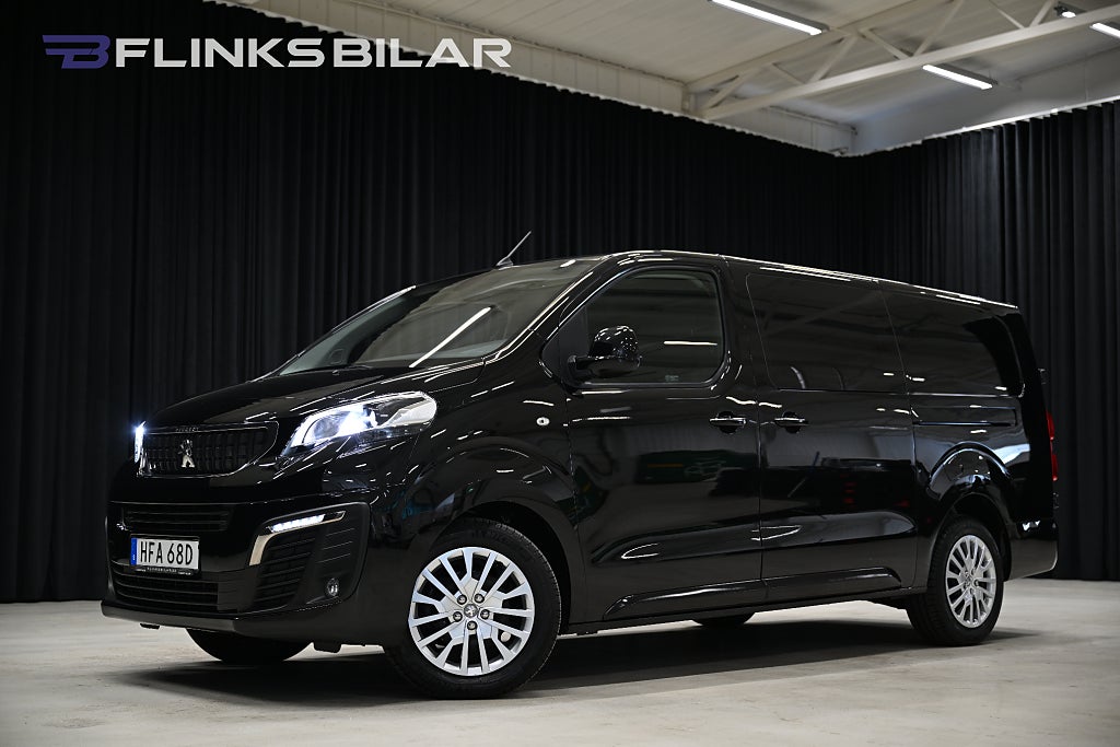 Peugeot Expert 144HK Lång|Automat|Dubbelhytt|Dubbeldörr|EnÄgare|Moms