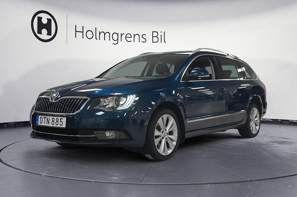 Skoda Superb 4,95% ränta Drag, Elbaklucka, Diesel Värmare, Farthållare,