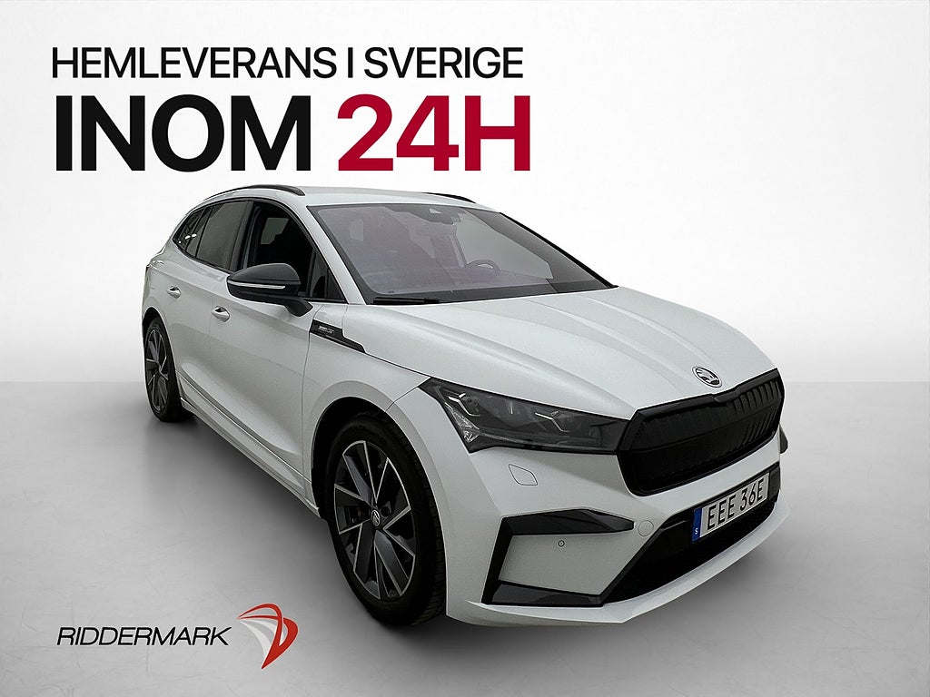 Skoda Enyaq 80x Sportline Kamera Navigation CarPlay Rattvärm