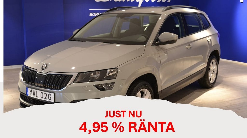 Skoda Karoq (NU 4,95 % RÄNTA) 2,0 TD 116hk Adaptiv Farthållare Automat V-hju