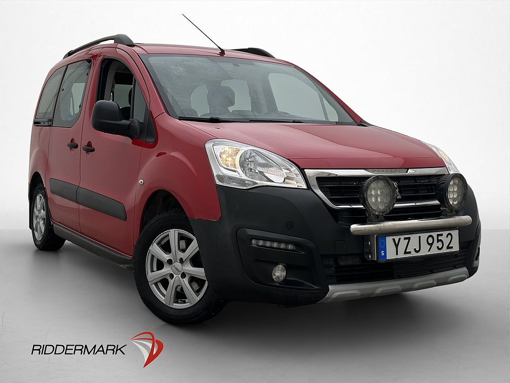 Peugeot Partner Tepee 1.6HDi 99hk Drag Farthållare B-Kamera