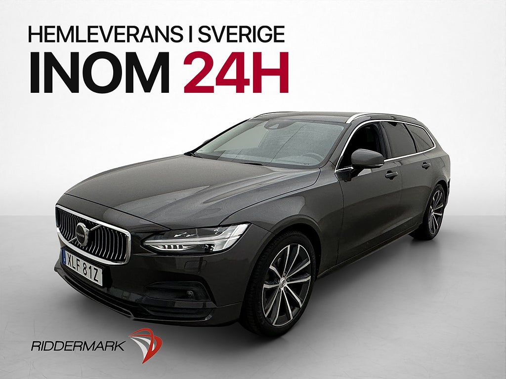 Volvo V90 B4 Advanced VOC Värmare Kamera Halvskinn Elstol