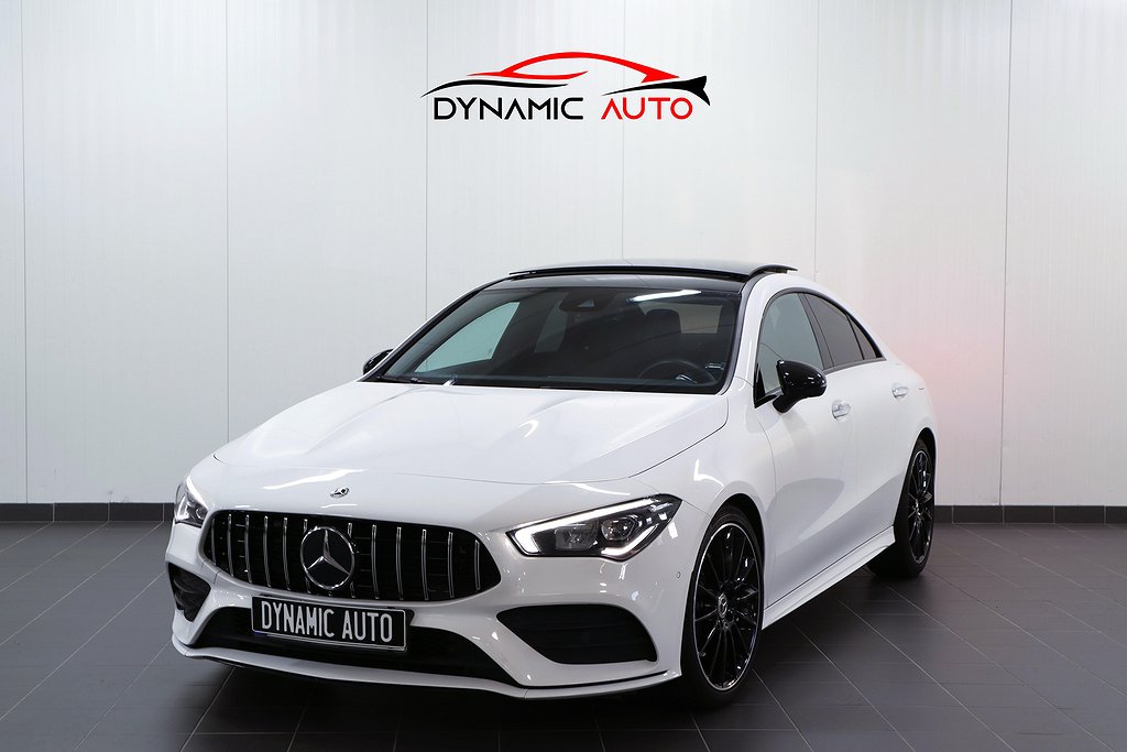 Mercedes-Benz CLA 200 AMG 163hk Panorama-Belysning-Värmare 