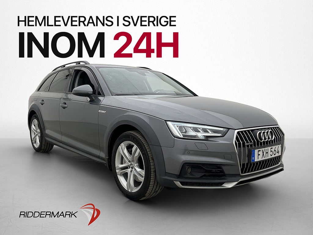 Audi A4 Allroad 2.0 TFSI 252hk Q Cockpit Dragkrok Värmare