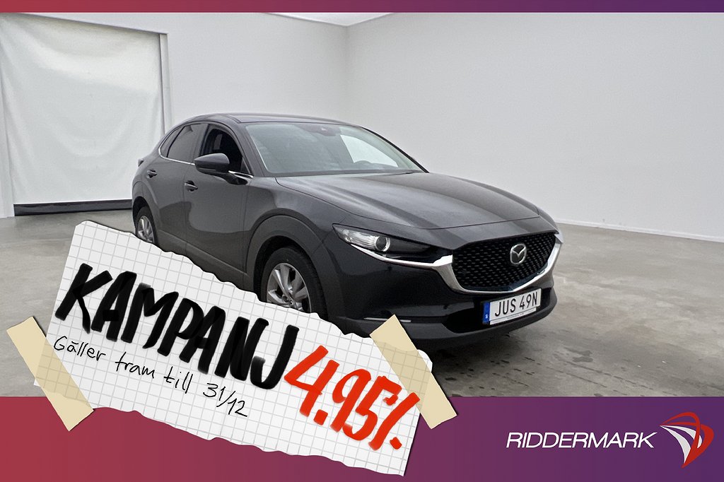 Mazda CX-30 SKYACTIV-X M Hybrid 180hk Sky HUD 4,95% Ränta