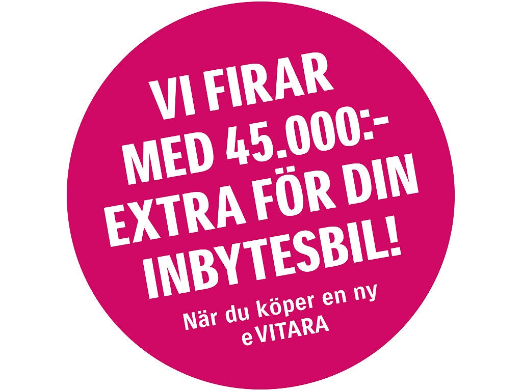 Suzuki e-Vitara 61Kwh 4X4 Inclusive fri service 36mån/6000mil