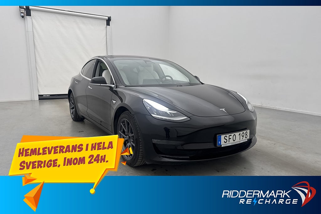 Tesla Model 3 Long Range AWD Svensksåld Autopilot Pano MOMS