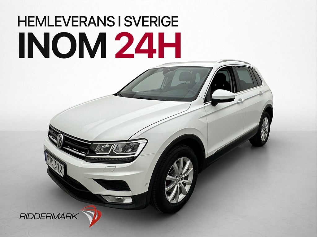 Volkswagen Tiguan TSI 4Motion 150hk Dragkrok Värmare Kamera