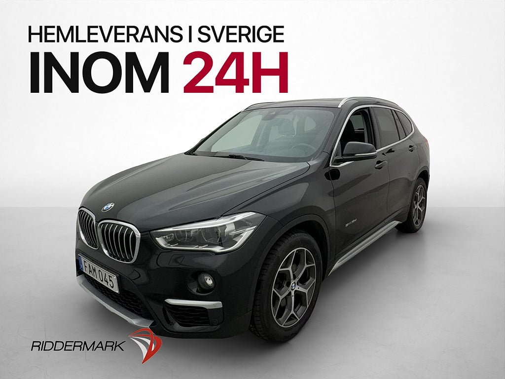 BMW X1 sDrive18d Steptronic 150hk xLine Pano Navi HUD Sensor